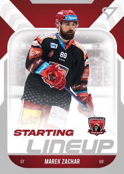 Marek Zachar Hradec Kralove Tipsport ELH 2022/23 SportZoo 2. serie Starting LINEUP #SL-28